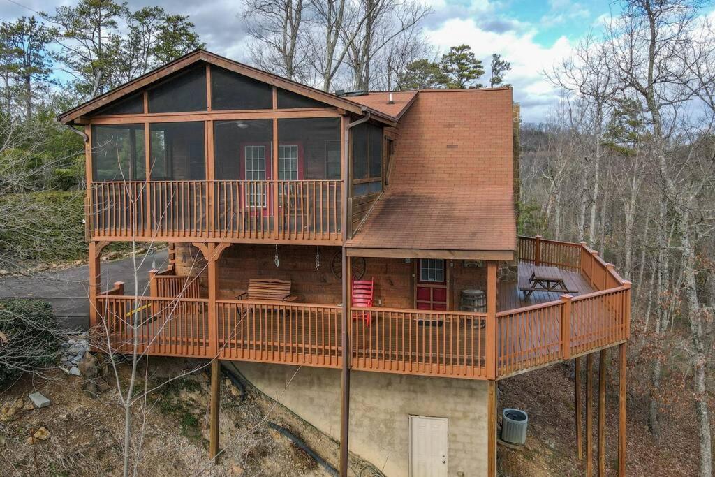 Over The Mountain - Smoky Mountain View Cabin Sevierville Extérieur photo